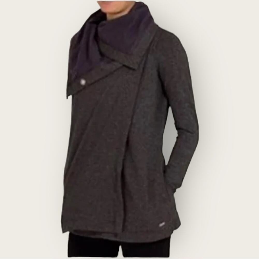 EUC | Lululemon Athletica | Savasana Wrap Cardigan Jacket | Size 6 | Gray